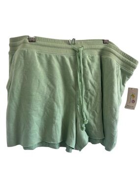 Cozy Sage Green Women's Lounge Shorts